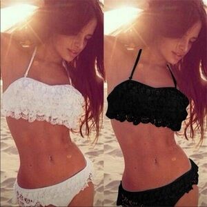 Bandage style bikini set